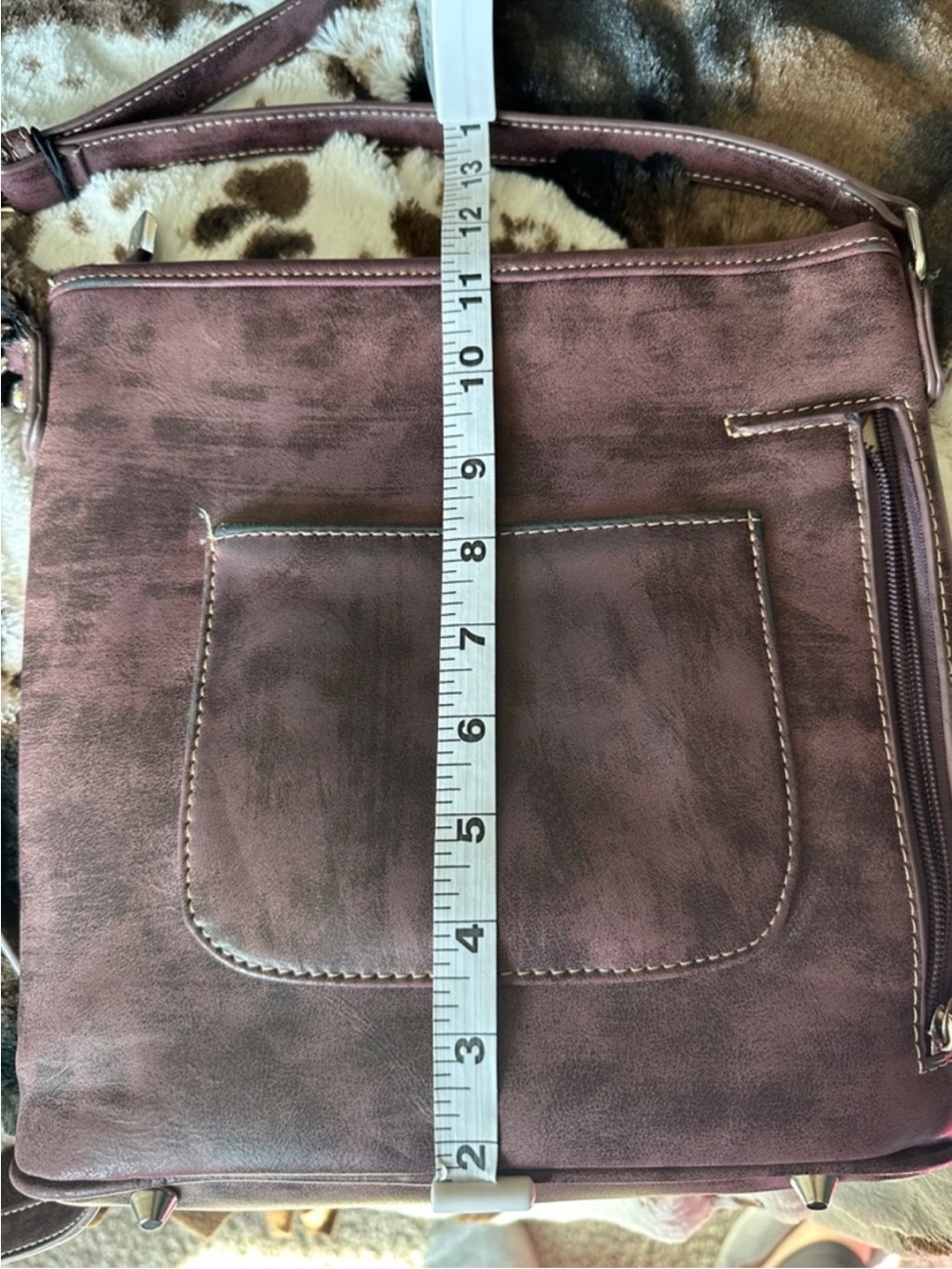 Western Laser-Cut Conceal Carry Crossbody Bag - Picture 11 of 11